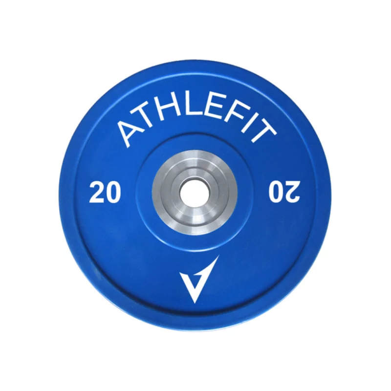 PU Colored Bumper Disc 20 kg (120mm Hard Chrome Hub) - Image 1