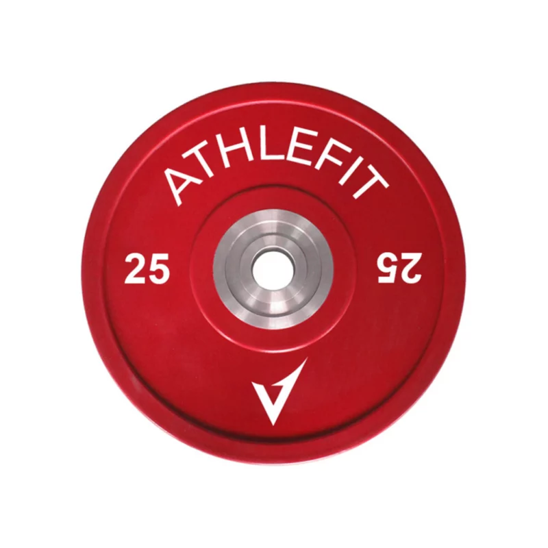 PU Colored Bumper Disc 25 kg (120mm Hard Chrome Hub) - Image 1
